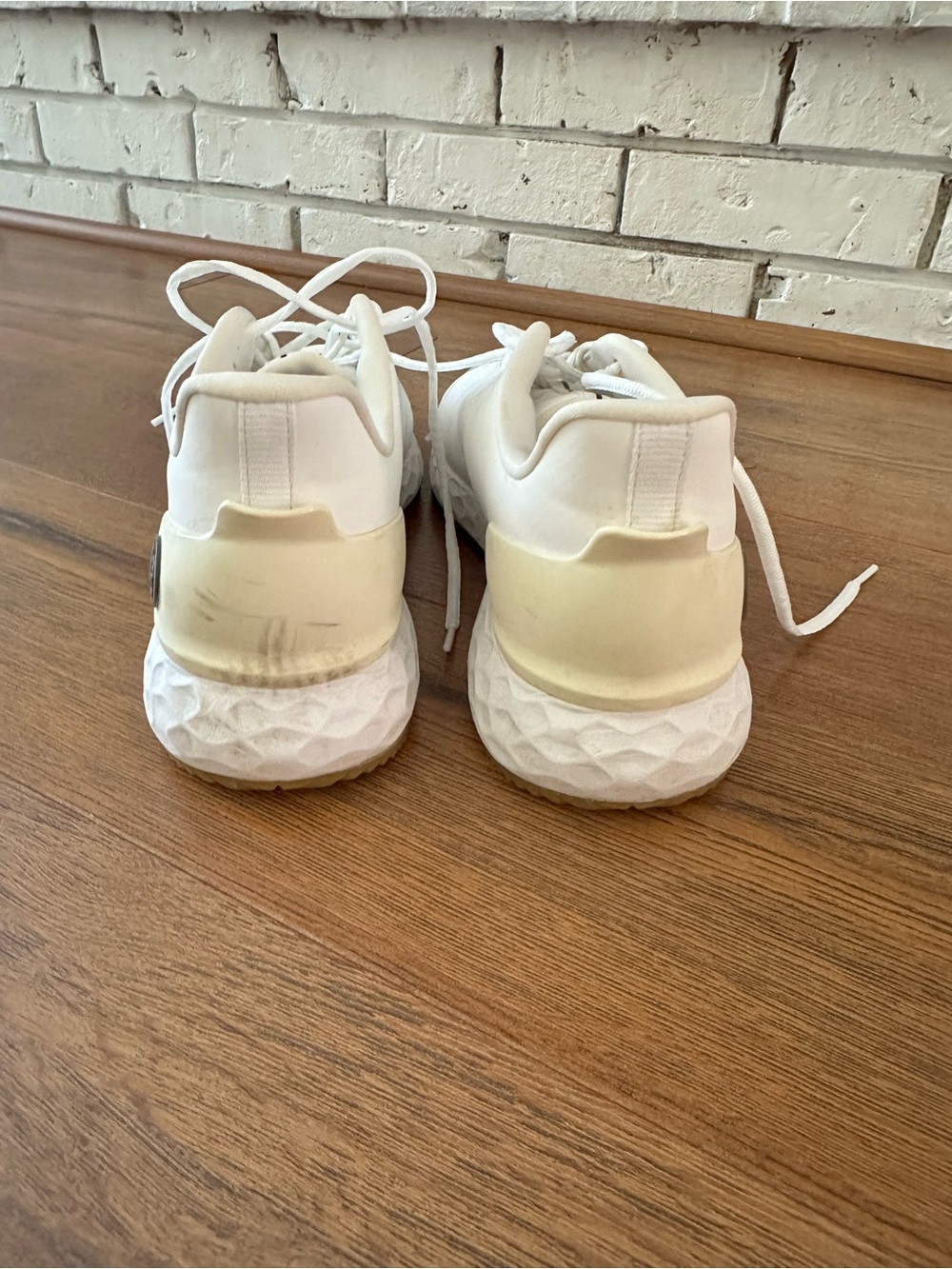 White Golf Shoes with G4 Insole - Picture 5 of 7